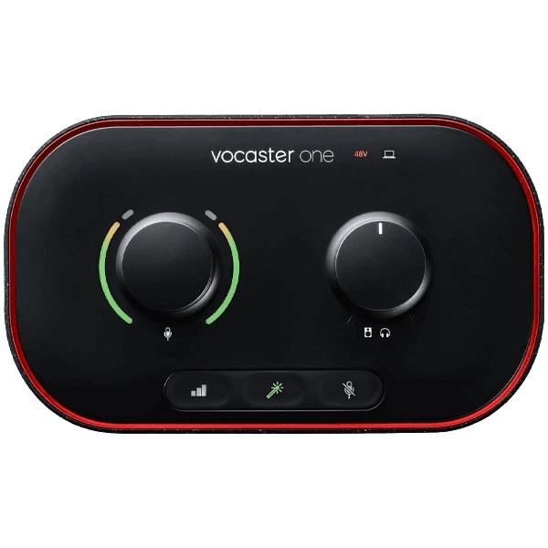 Focusrite Vocaster One : interface audio pour podcast et voix
